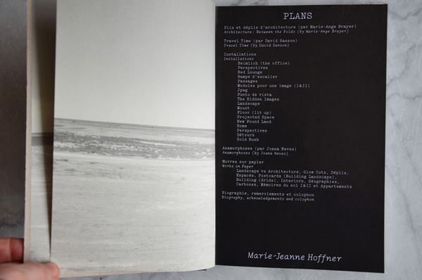 PLANS, catalogue